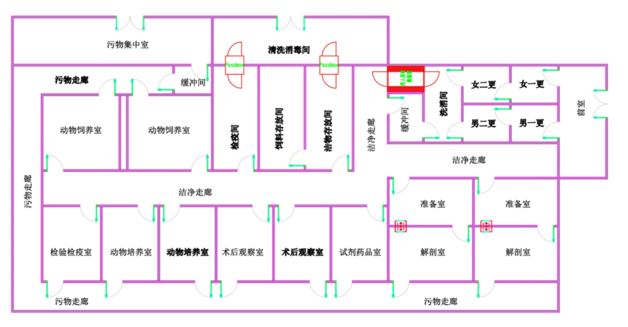 動物實驗室建設規劃圖