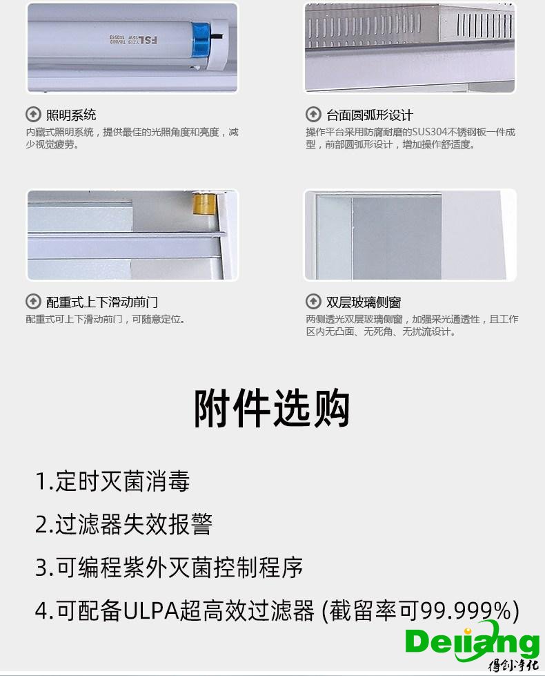 垂直流超凈工作臺產品細節